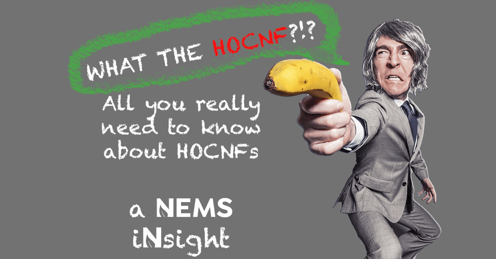 Hocnf What the HOCNF?!? Facts about HOCNF - NEMS - Compliant By Nature®